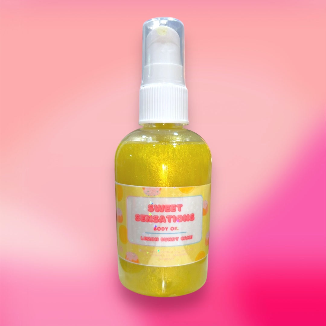 Lemon Bundt Cake Body Glow Oil 🍋🎂