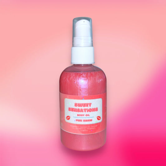 Pink Kisses Body Glow Oil ❤️