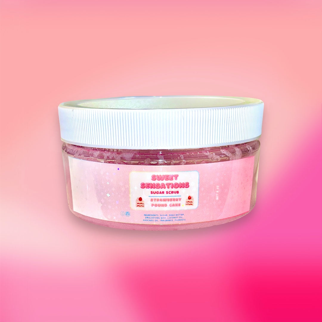 Strawberry Pound Cake Sugar Scrub