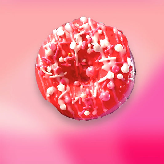 Strawberry Shortie Donut Soap Bar